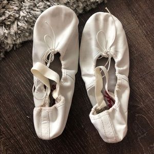 Capezio White Ballet Shoes